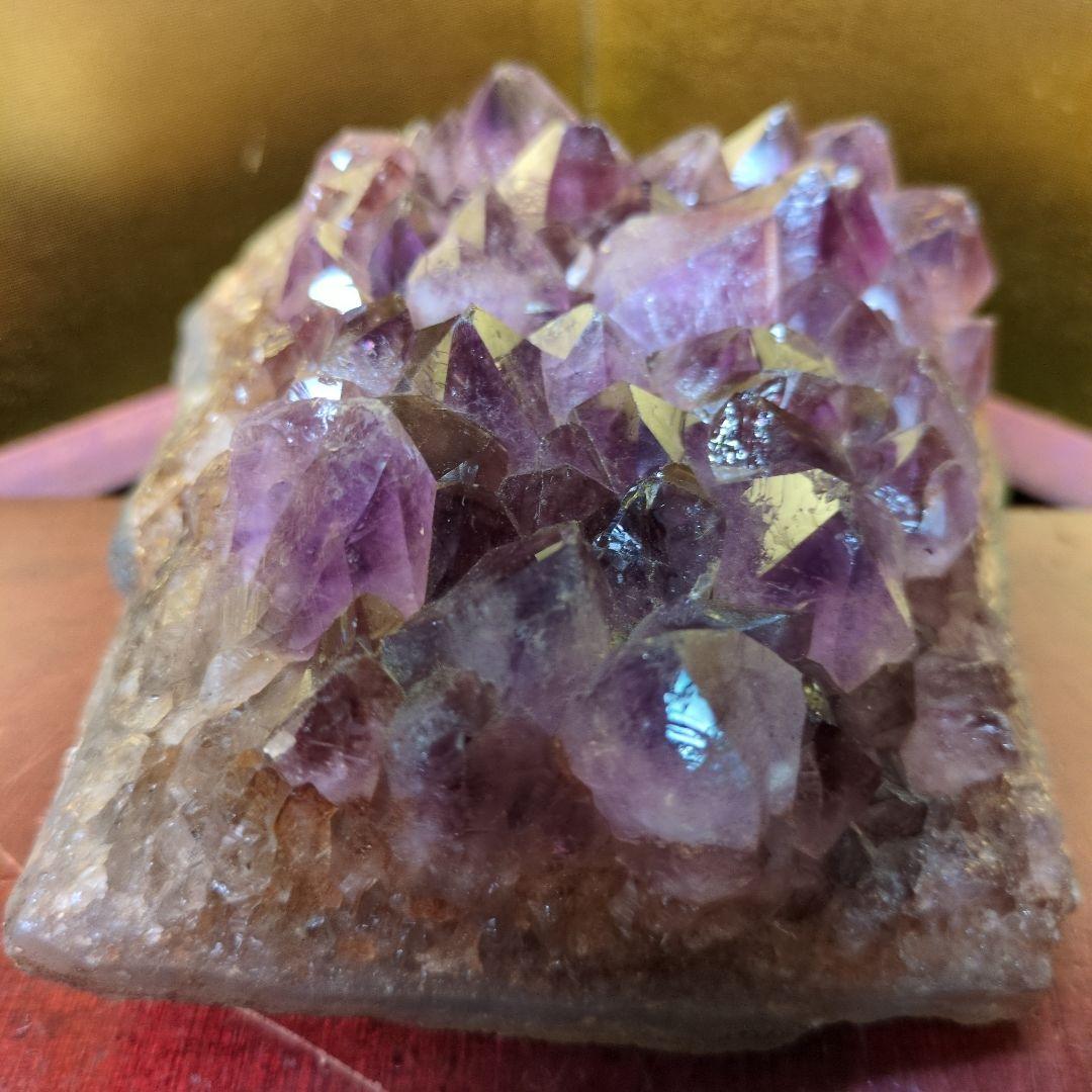 アメジストクラスター 1.0kg 天然石 パワーストーン 水晶 希少 レア