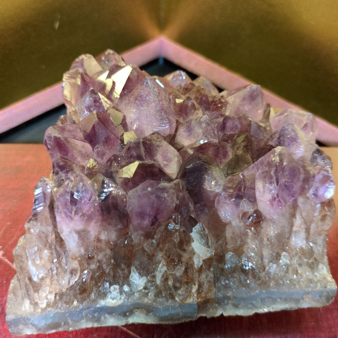 アメジストクラスター 1.0kg 天然石 パワーストーン 水晶 希少 レア