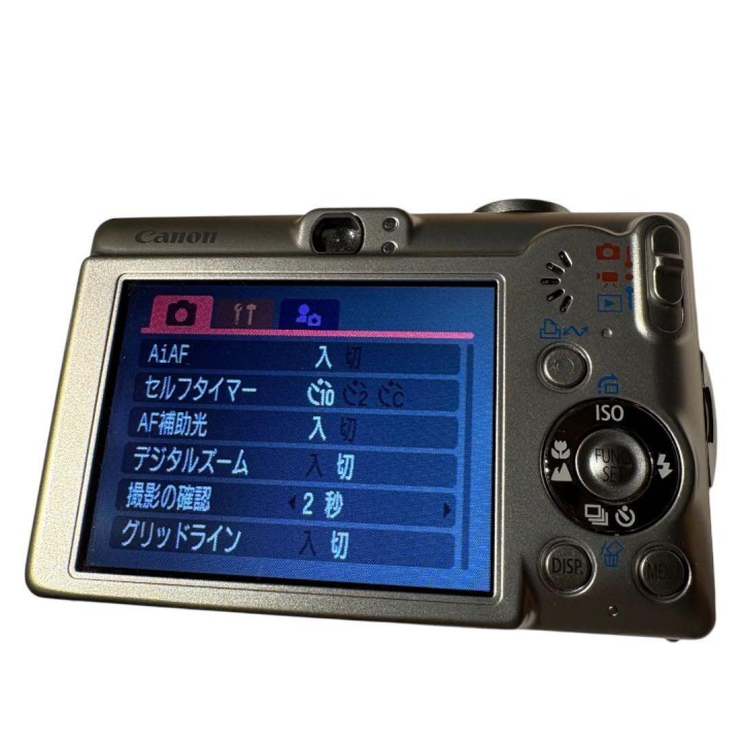 Canon IXY 70 シルバー CCD オールドコンデジ 動作確認済充電器付