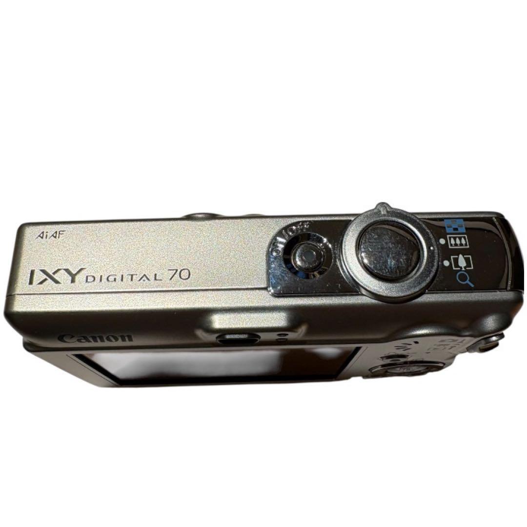 Canon IXY 70 シルバー CCD オールドコンデジ 動作確認済充電器付