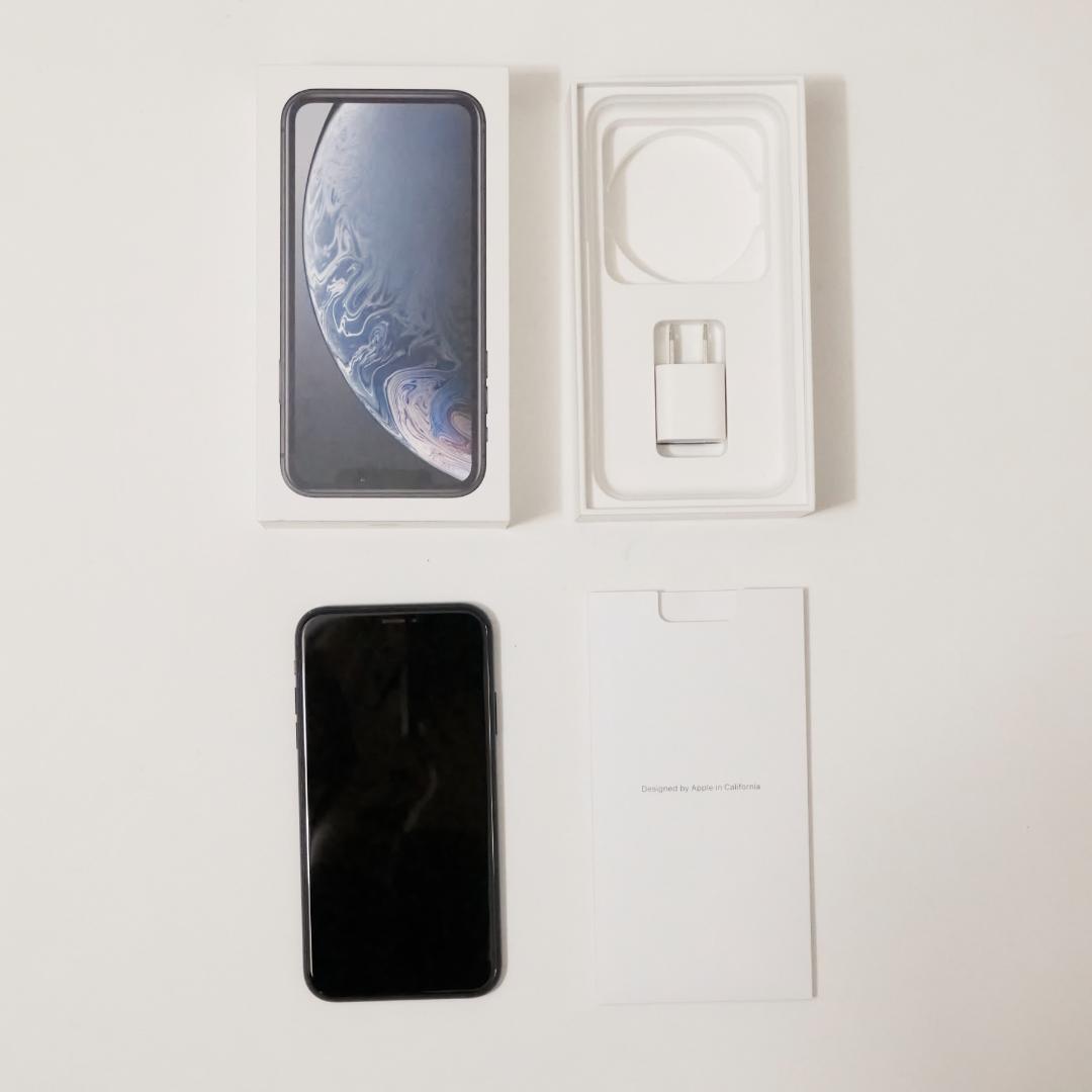 S*）様 【動作良好】iPhone XR Black 128GB 本体