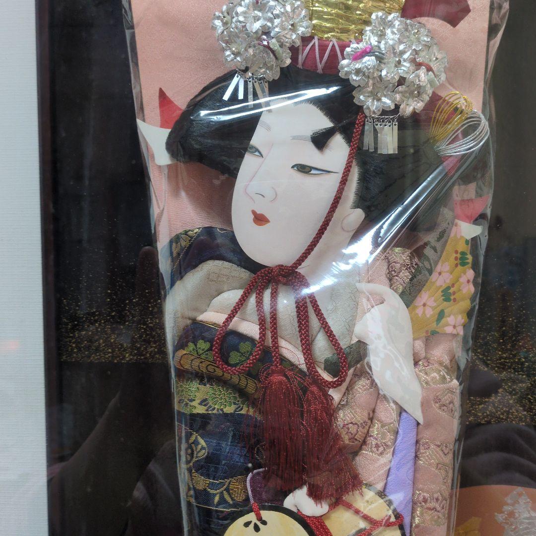 羽子板 ケース付き 徳川作