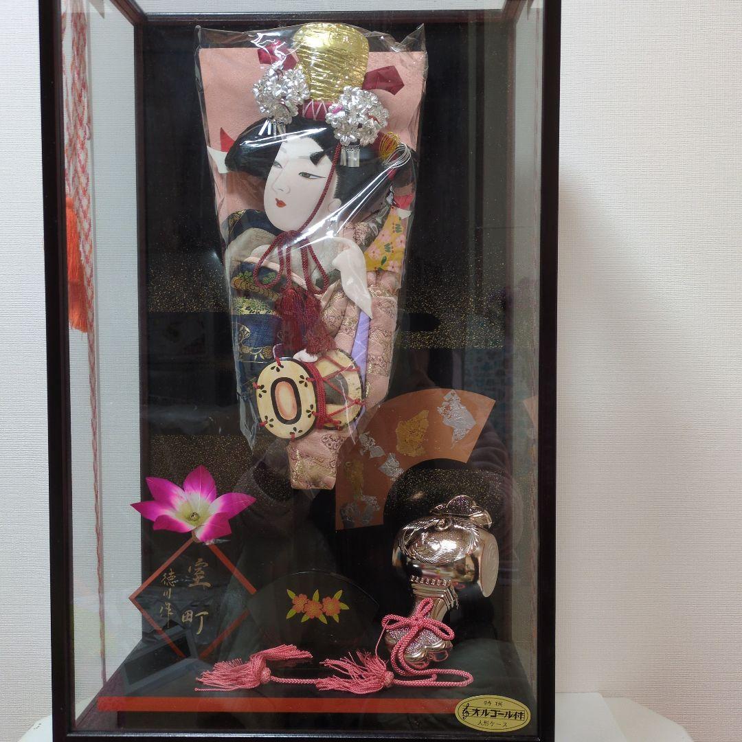 羽子板 ケース付き 徳川作