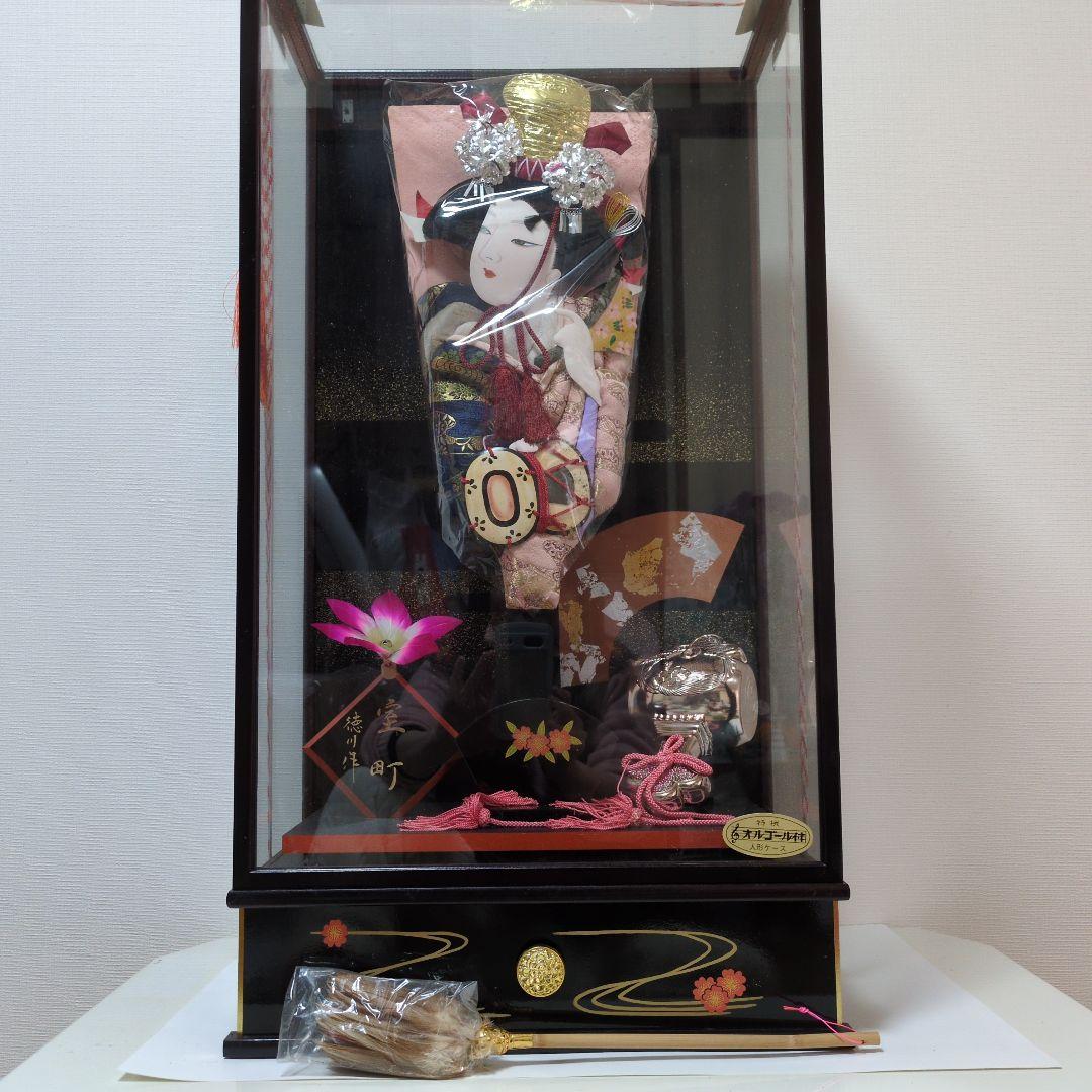 羽子板 ケース付き 徳川作