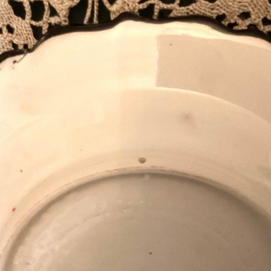 トルコ キュタフヤ焼 手書き 飾り皿 26cm ①