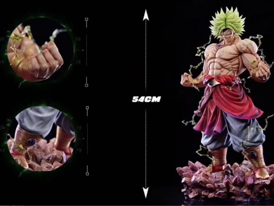 ドラゴンボール ブロリー ガレキ ガレージキット スタチュー X⑤⑦