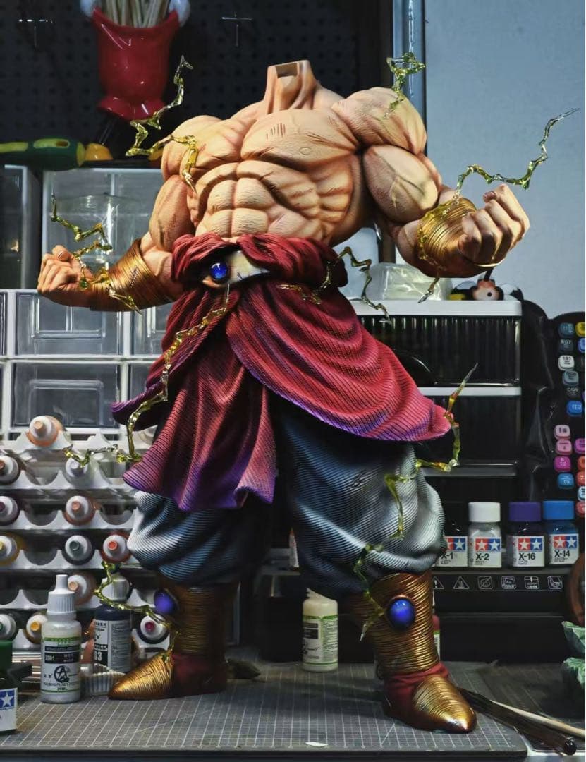 ドラゴンボール ブロリー ガレキ ガレージキット スタチュー X⑤⑦