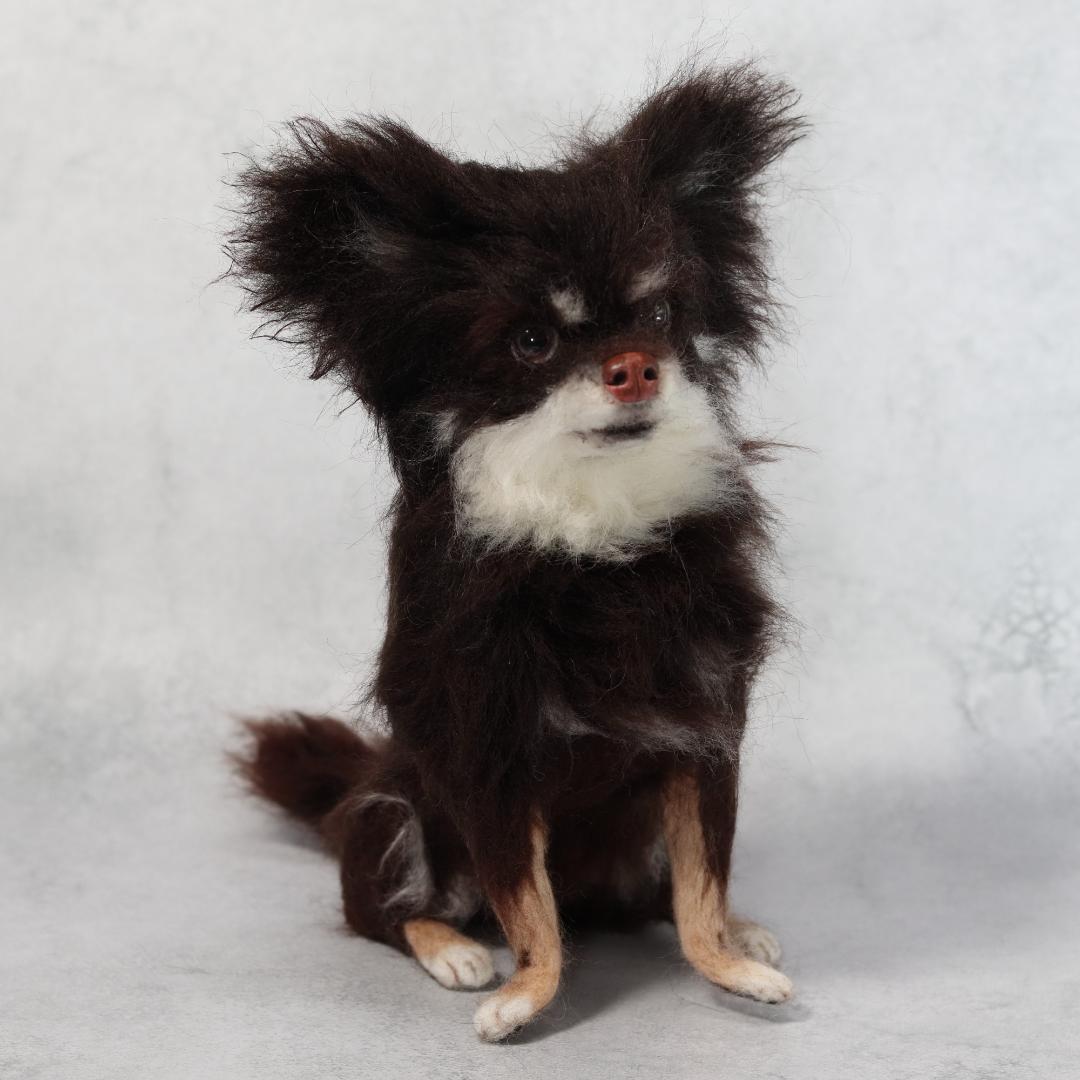 ぬんさま専用　羊毛フェルト　犬　チワワ　Mサイズ　オーダー