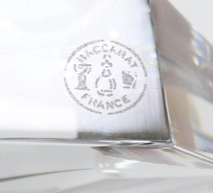 バカラ ロゴ プロモーションオブジェ 非売品 多面体カット ディスプレイスタンド