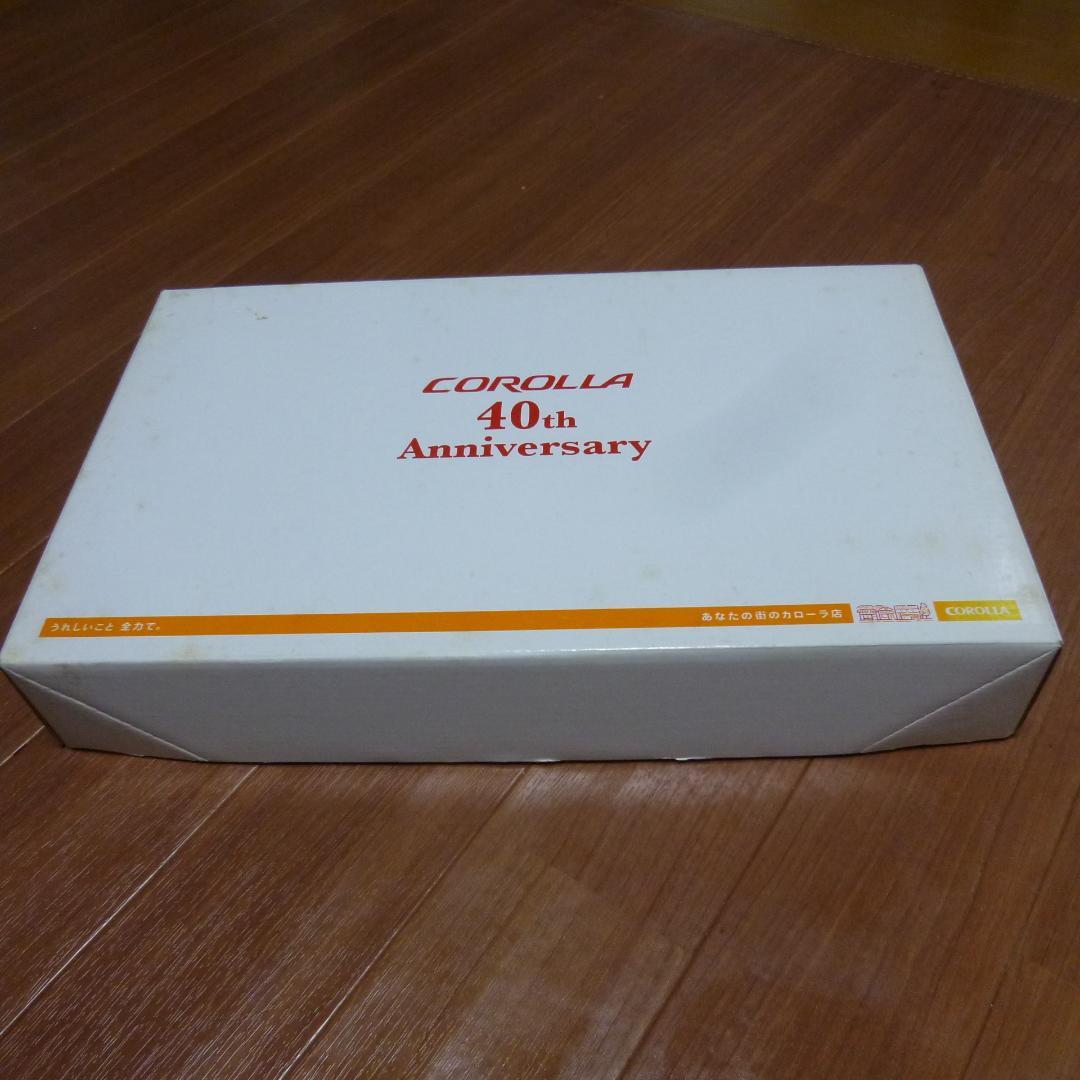 美品 カローラ 40th Anniversary プルバックカー 9台セット