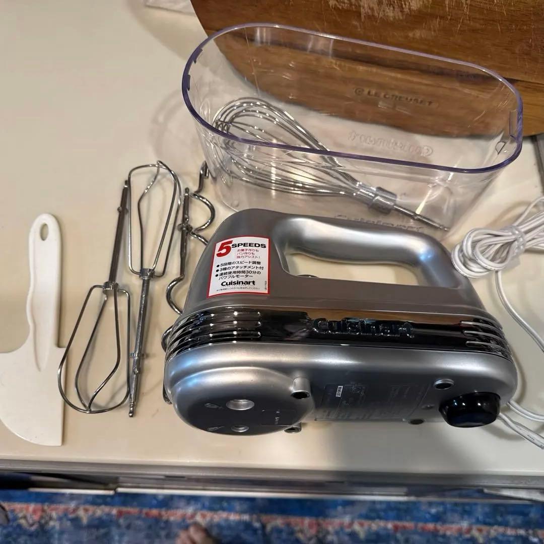ナ*ン様 本日迄‼️ Cuisinart ハンドミキサー 5段階スピード