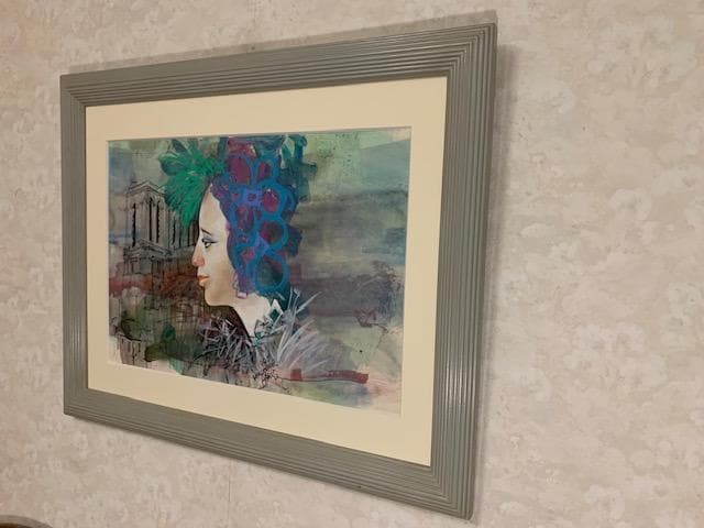 大幅値下げ❣️物故作家・納 健❣️うろこ美術館グランプリ受賞◆大判水彩画