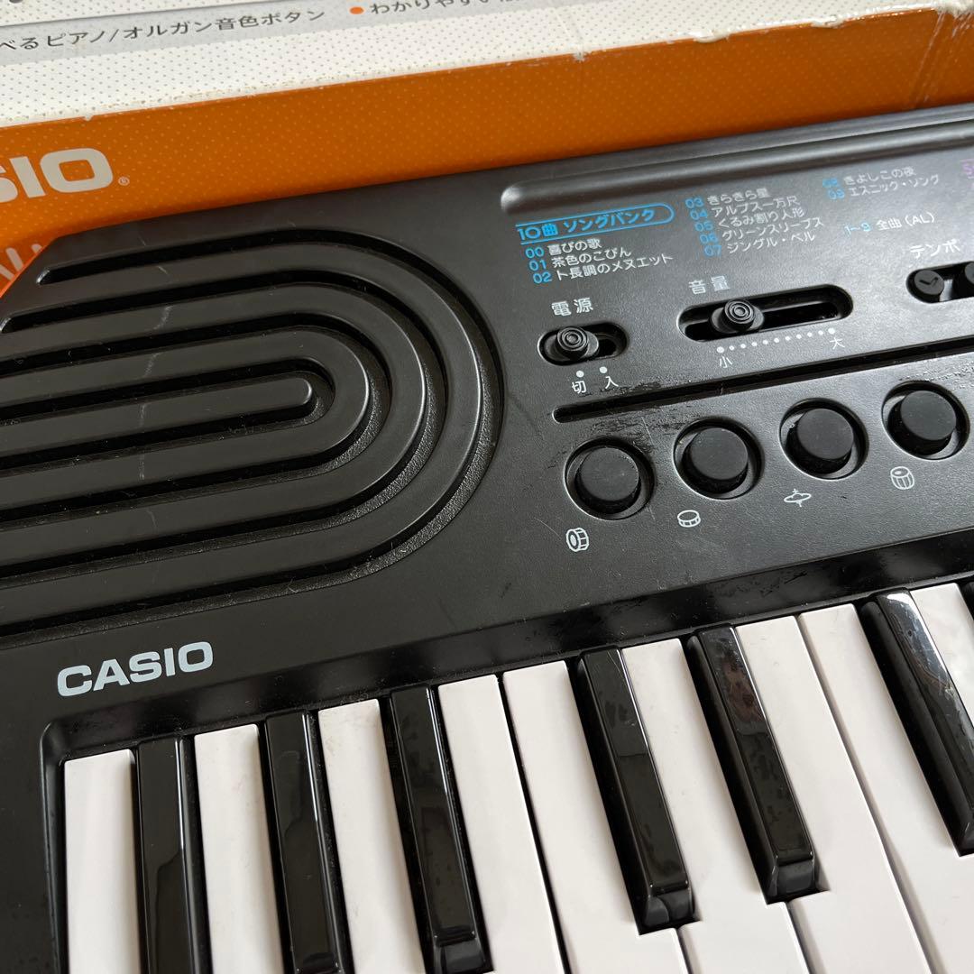 美品　アダプター付　動作確認済　CASIO SA-76 ミニキーボード