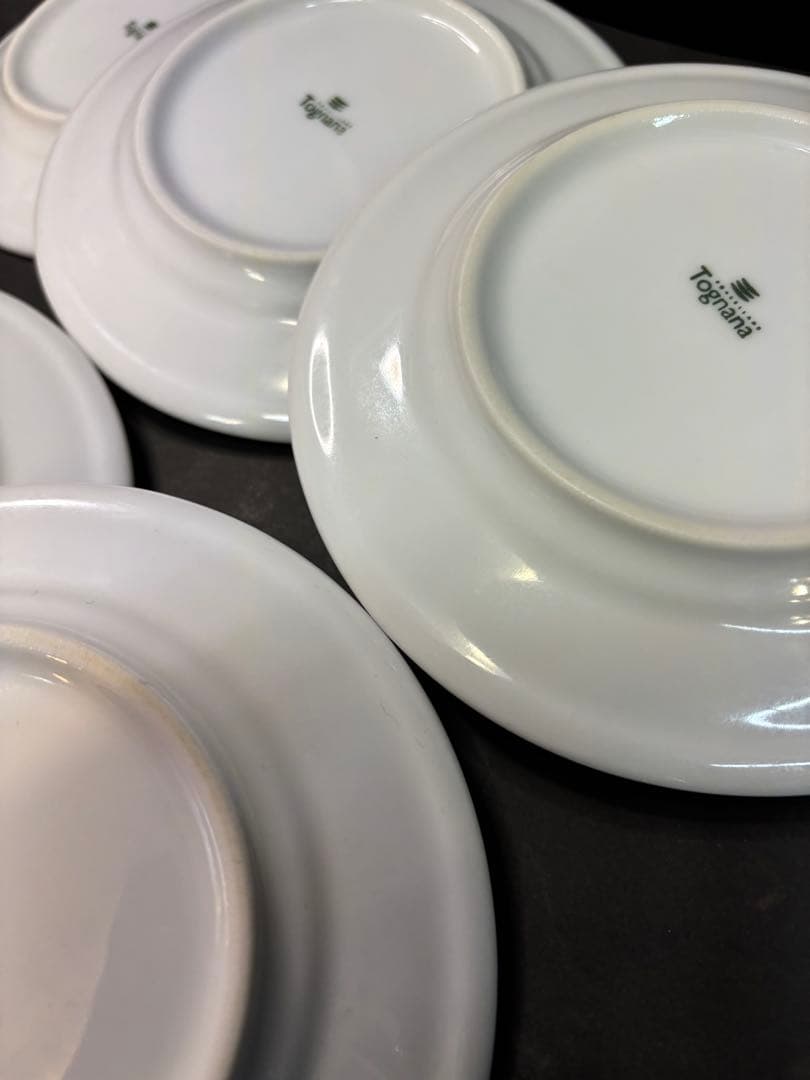 Tognanaトニャーナ 38㎝オーバルプレート 2枚 16㎝小皿6枚 セット