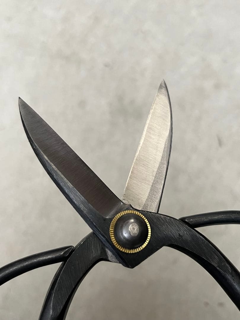 【最高級本職用】名刀秘伝 鋏正宗 植木屋鋏 7寸 青紙 カシメ 吉岡刃物製作所