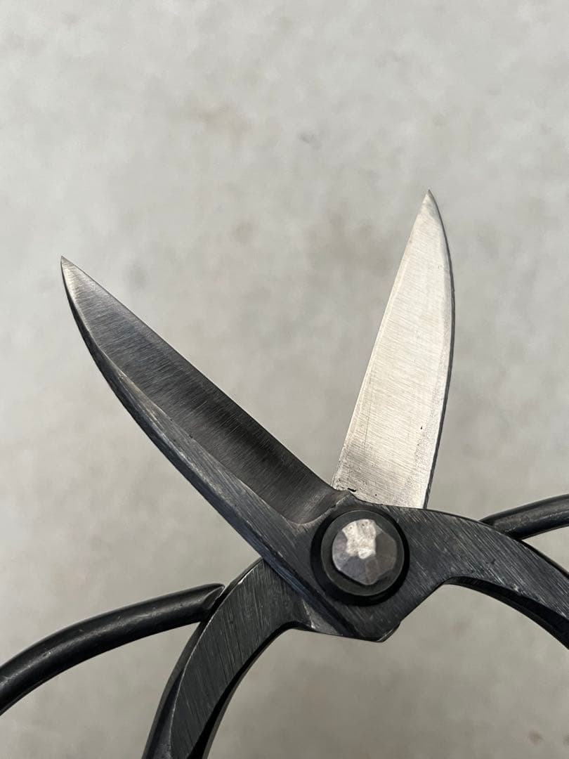 【最高級本職用】名刀秘伝 鋏正宗 植木屋鋏 7寸 青紙 カシメ 吉岡刃物製作所
