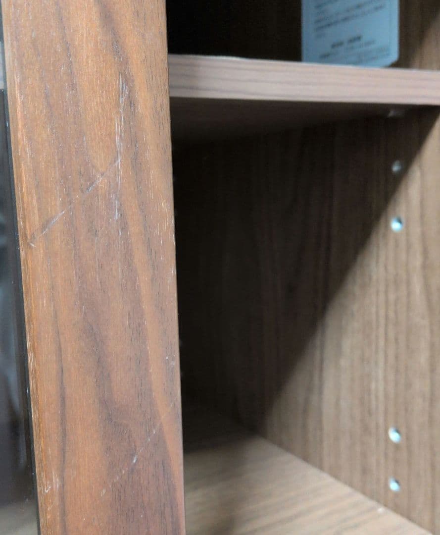 無印良品【廃盤品】　キャビネット 食器棚　ウォールナット