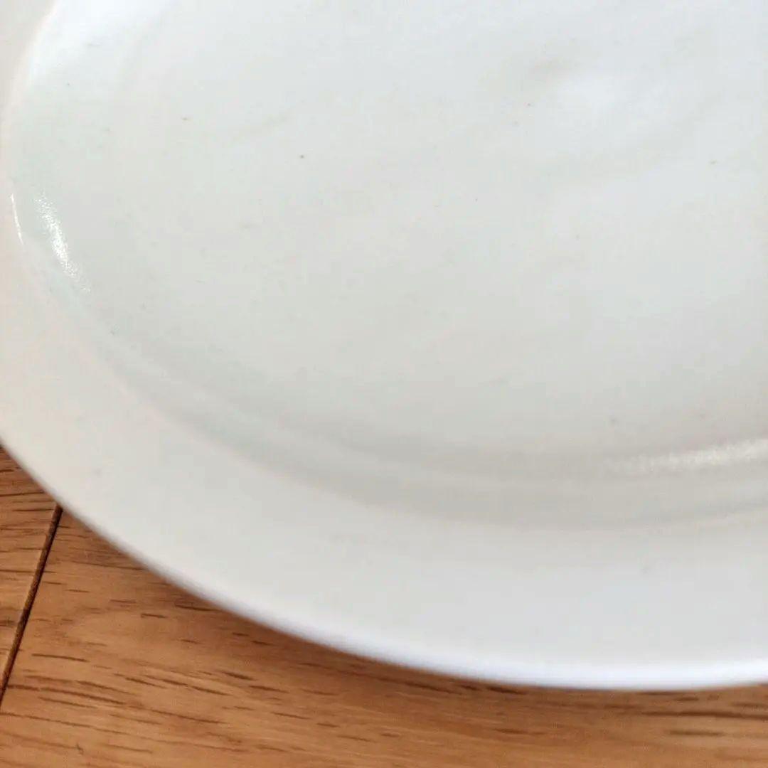 五十嵐元次　白磁　プレート　2枚　会津　民藝　光原社購入