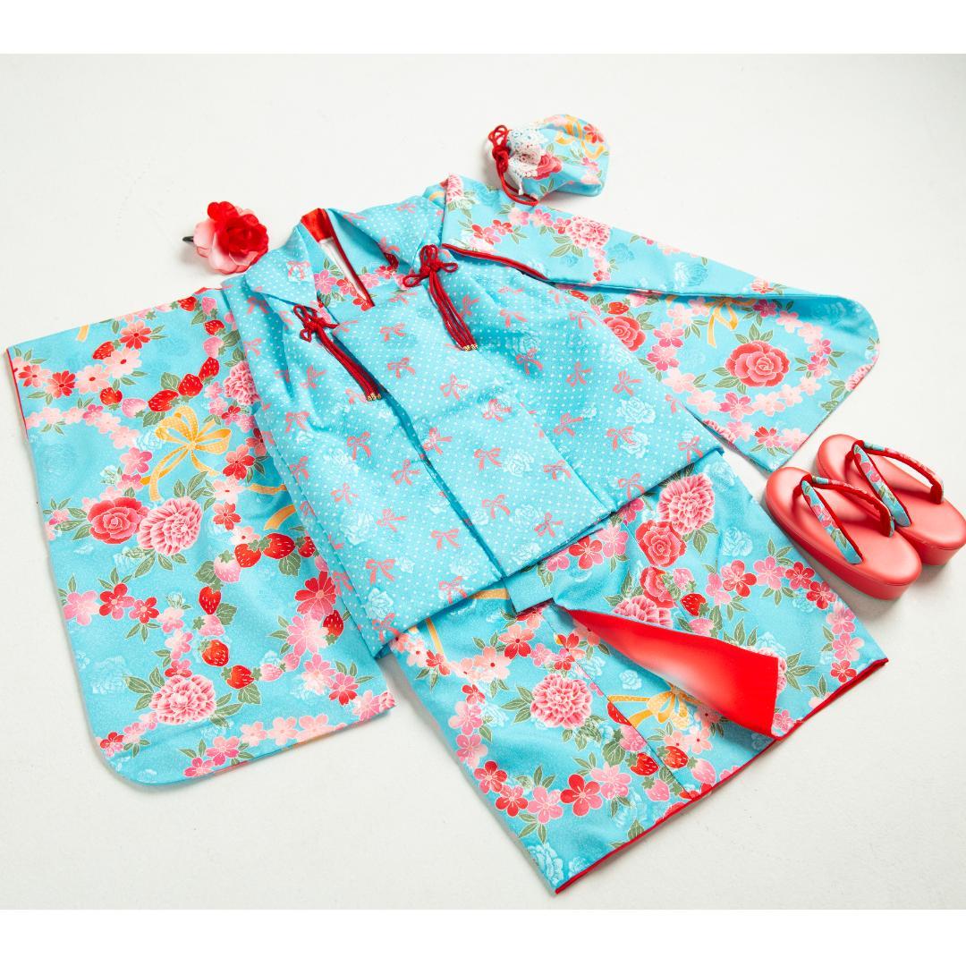 七五三 ３歳　被布フルセット　☆Childool チャイルドール　専用箱入り