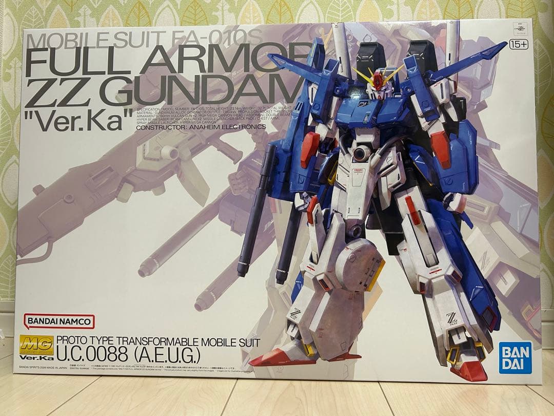 MG 1/100 フルアーマーZZガンダム Ver.Ka 他　2点セット