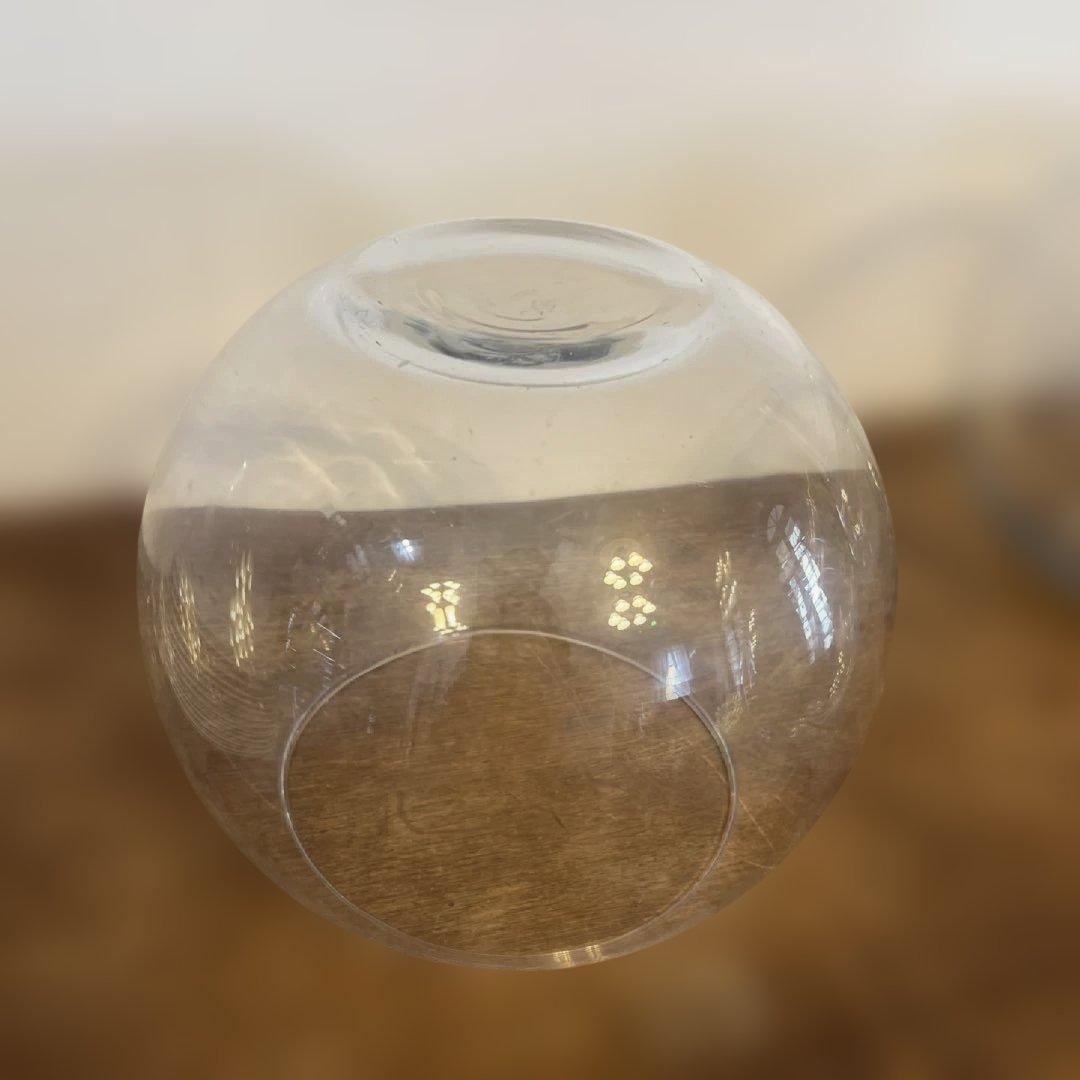 円球ガラス花瓶　金魚鉢　フラワーベース　小物入れ　アンティーク　花器　4個セット