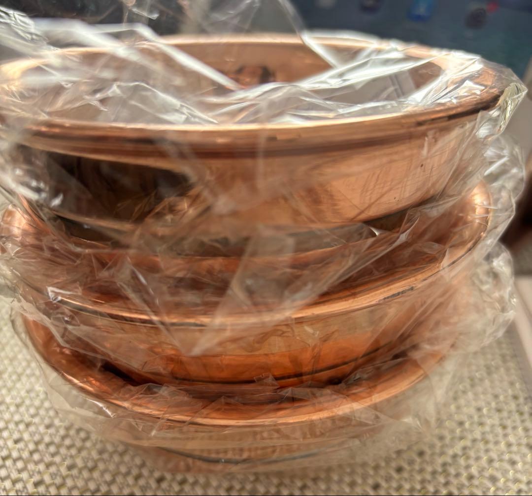 モンゴル銅お椀とスプーン　2点　　新品