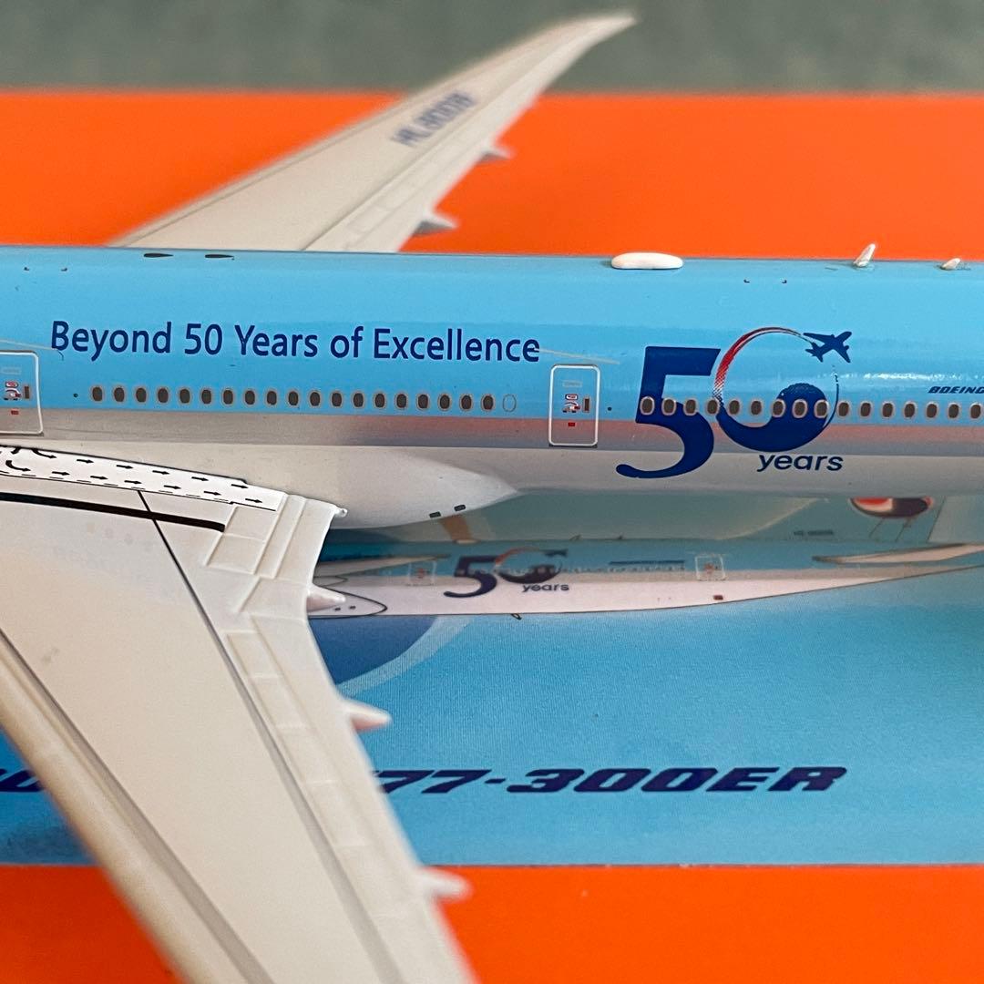 KOREAN AIR 777-300ER コリアン 大韓航空 50周年 jc
