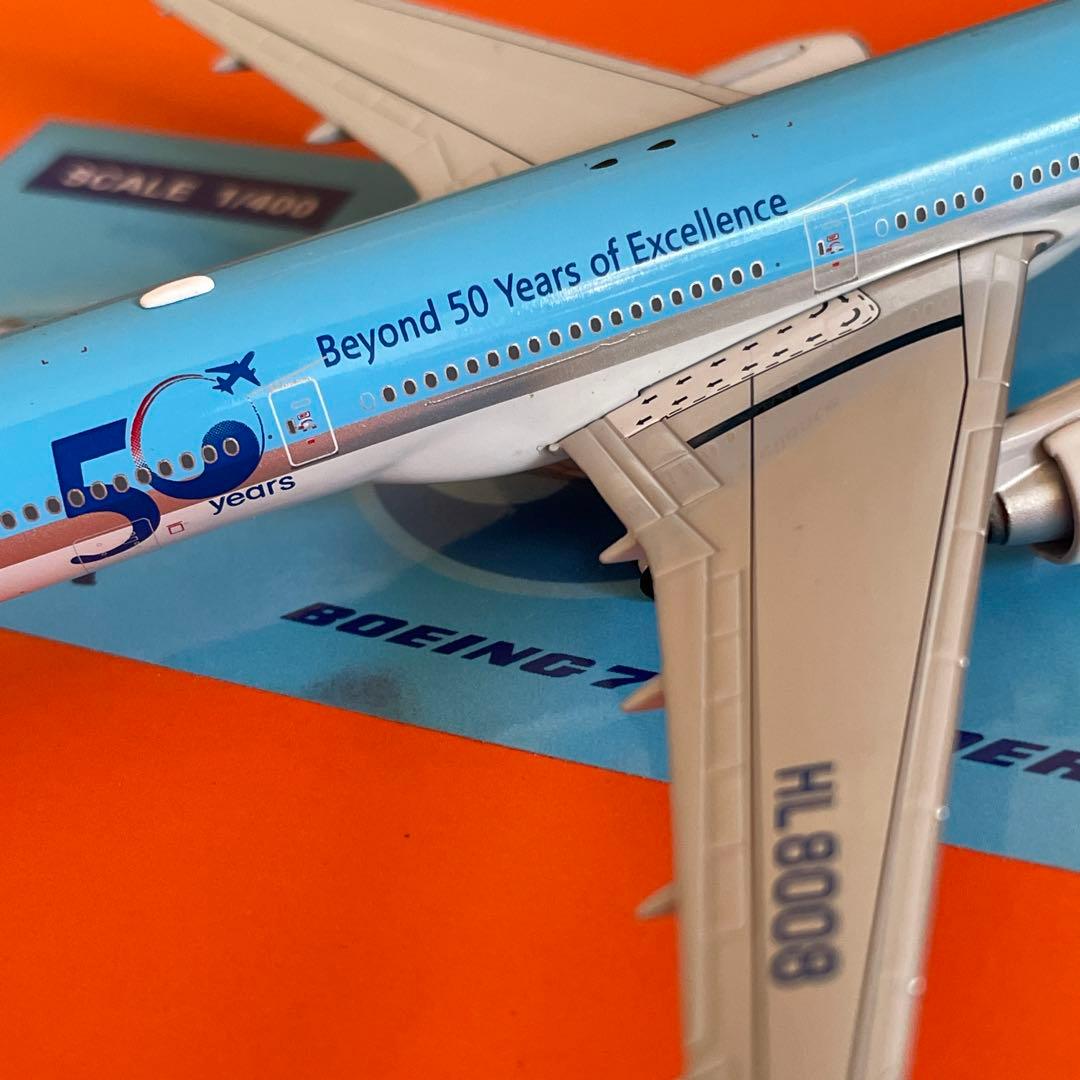 KOREAN AIR 777-300ER コリアン 大韓航空 50周年 jc