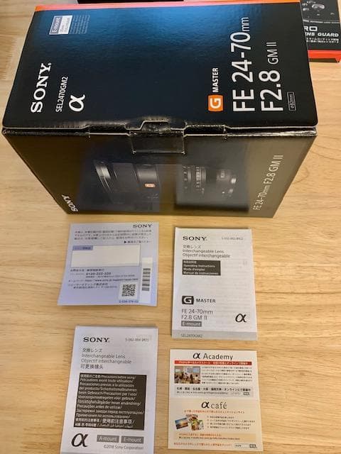 【未使用】SONY FE 24-70mm F2.8 GM II レンズ