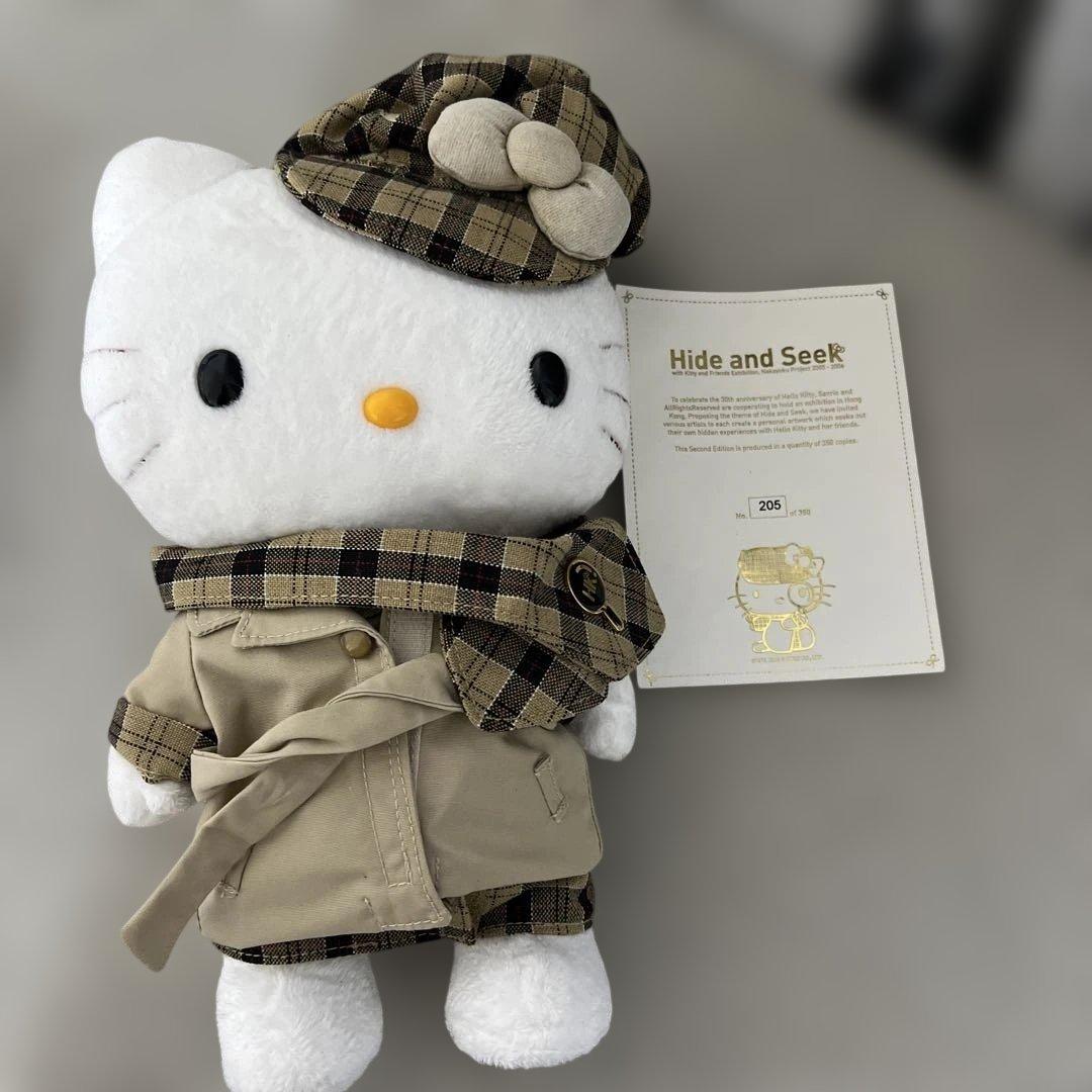 希少kittyハローキティハイドアンドシーク　ぬいぐるみ激レア限定品限定350体