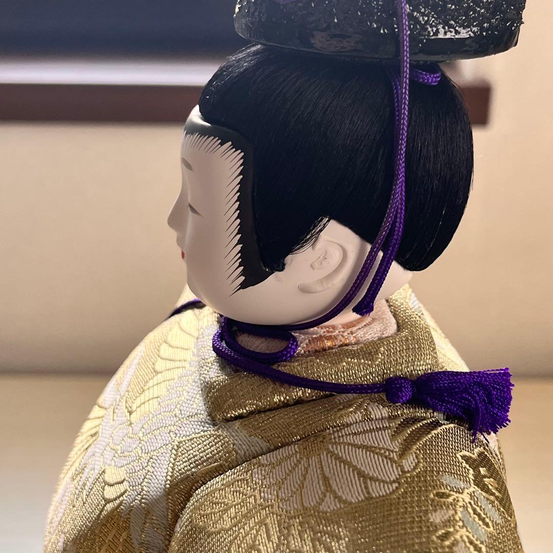 東芸芳山　きめこみ人形　木目込み雛人形　立ひな　桃山　ひな祭り　雛飾り　レトロ