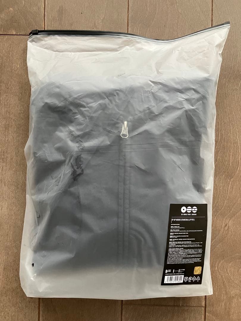 アイドル BTS ARIRANG ZIP-UP HOODIE (CHARCOAL) L
