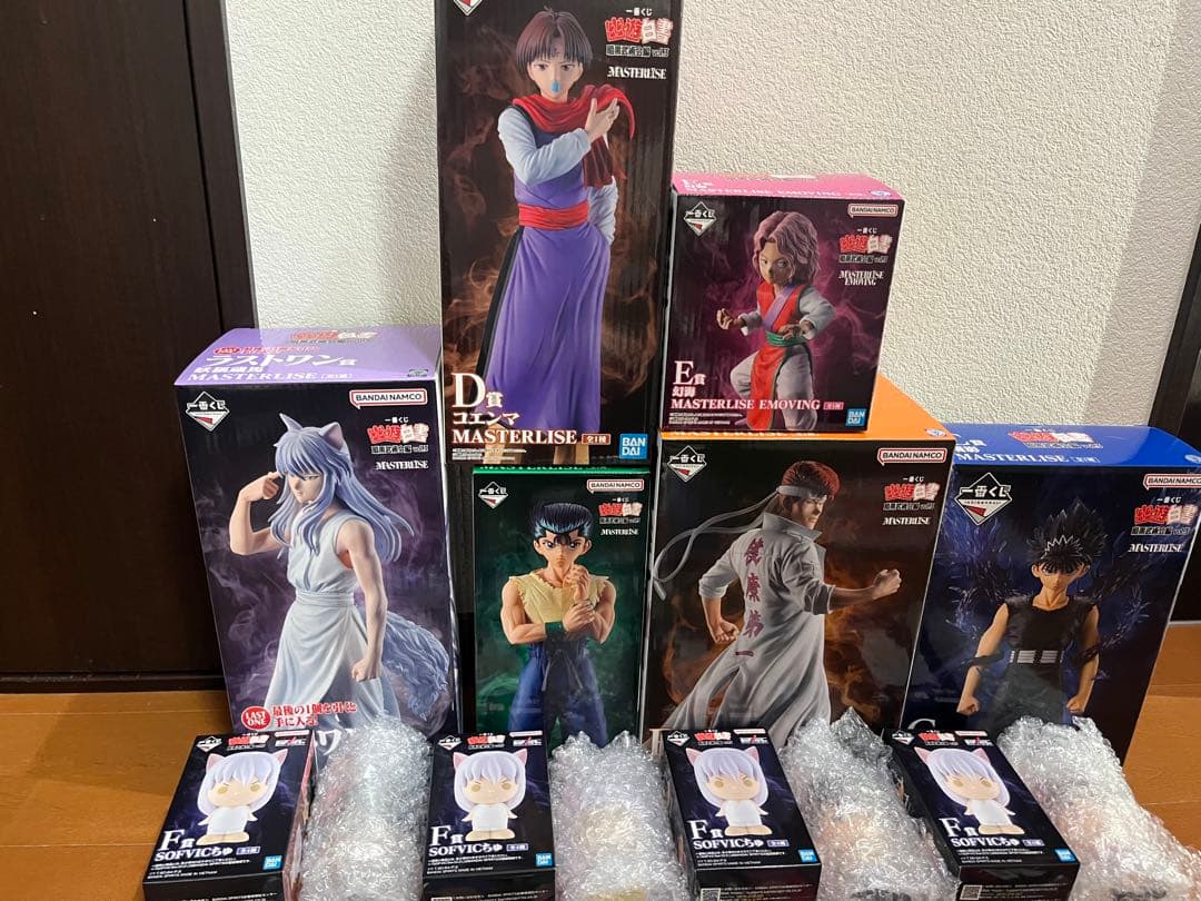 一番くじ 幽遊白書暗黒武術会編vol.3 A賞B賞C賞D賞E賞ラストワン賞　フル