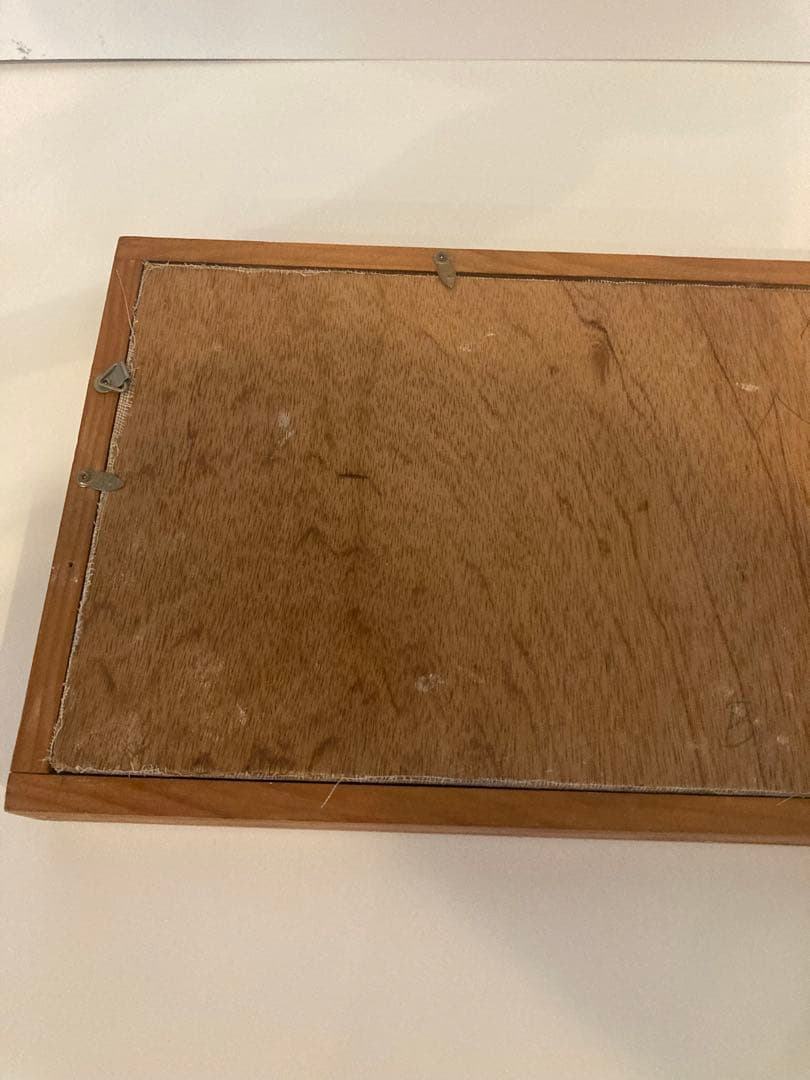 かわいい絵画　サンタ　花柄　額　おじいさん