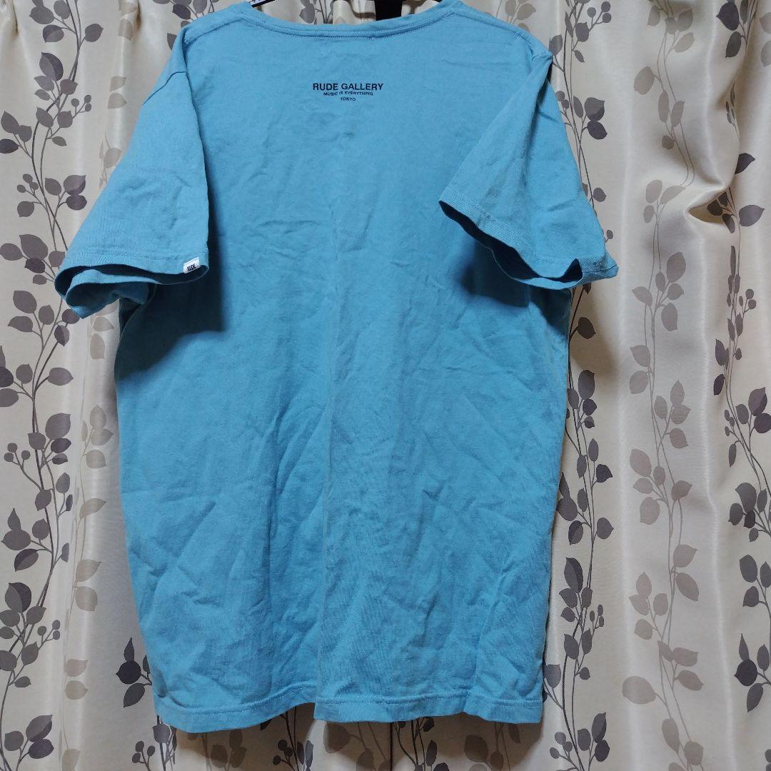 RUDE GALLERY Fフォール Tシャツ サイズ4 色 水色