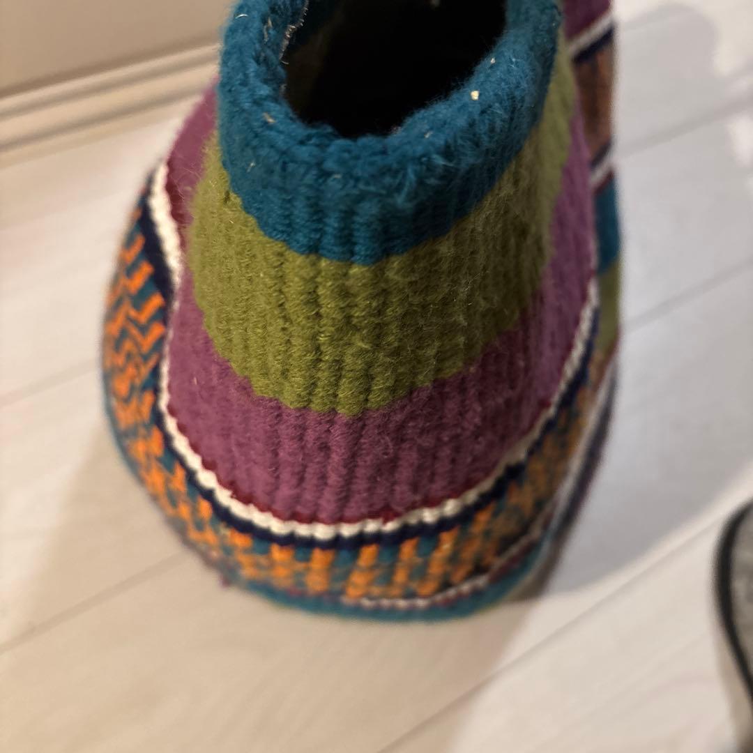 ハンドメイド　ウールバッグ