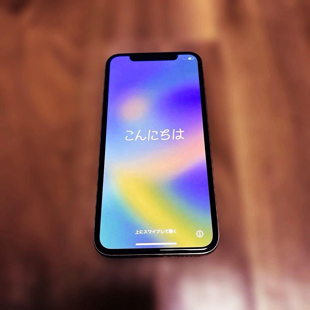 【超美品】Apple iPhoneX シルバー 64GB SIMフリー