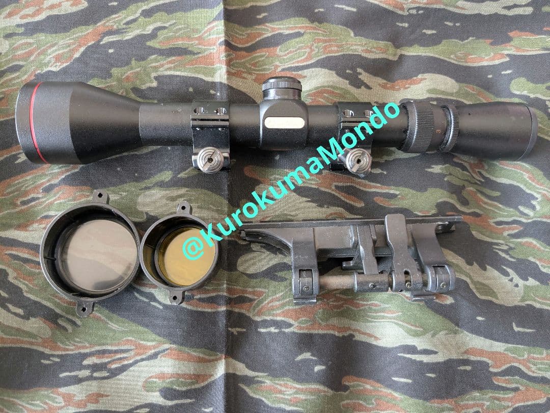 SIMMONSライフルスコープ 3-9×40WA 日本製マウント付 シモンズ美品