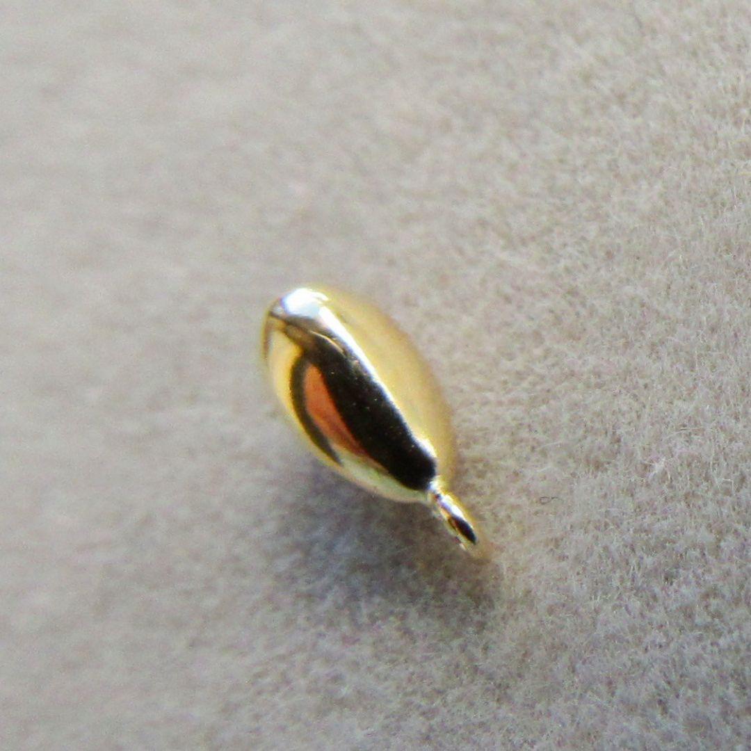 ドロップ チャーム K18 しずく 18K ハンドメイド ネックレス ピアス