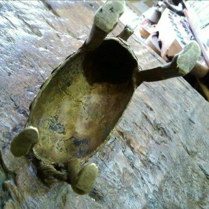 アフリカ　トーゴ共和国　新品　ハンドメイド真鍮　アニマル　キリン