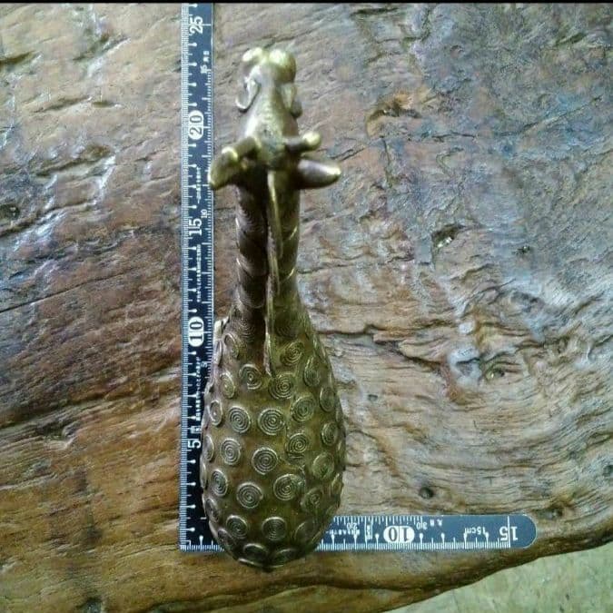 アフリカ　トーゴ共和国　新品　ハンドメイド真鍮　アニマル　キリン