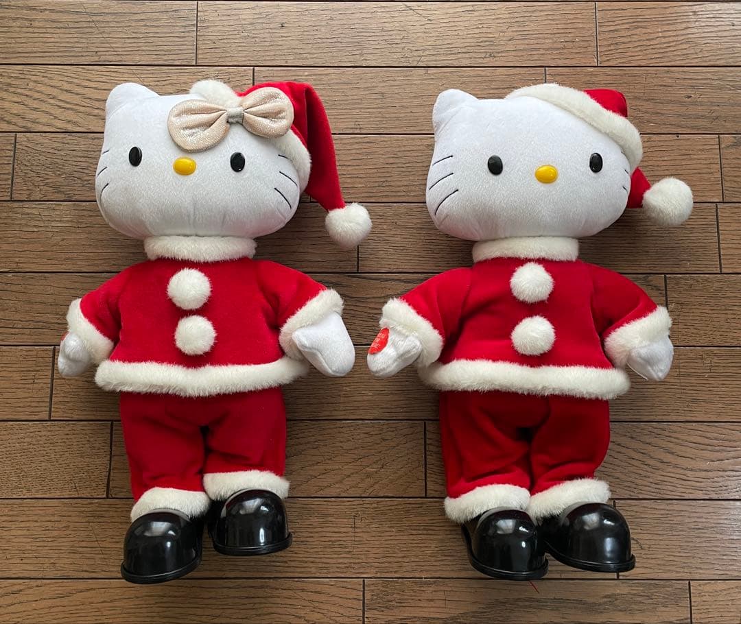 ハローキティ サンタ　2体セット ステップドール【レア】 【希少】　クリスマス