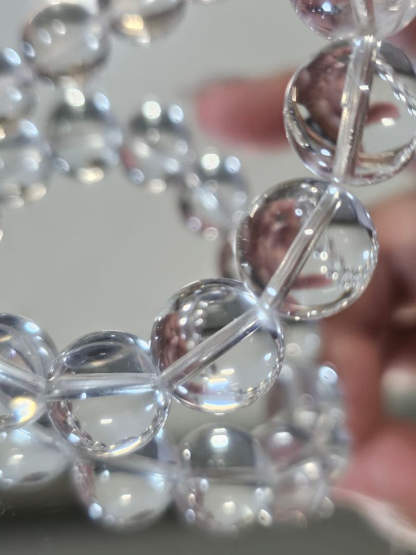 天然石 水晶ブレスレット