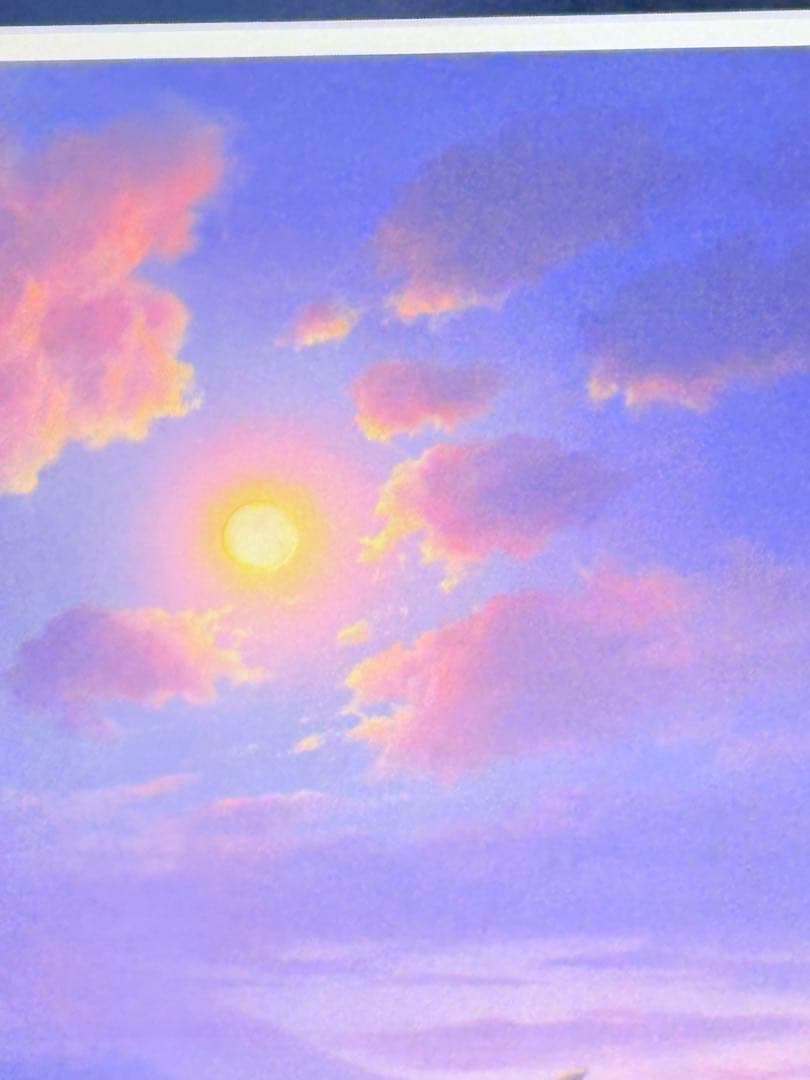 アンソニー・キャセイ　絵画 リトグラフ　イルカ 版画　大きめ 証明書 黄色袋付き