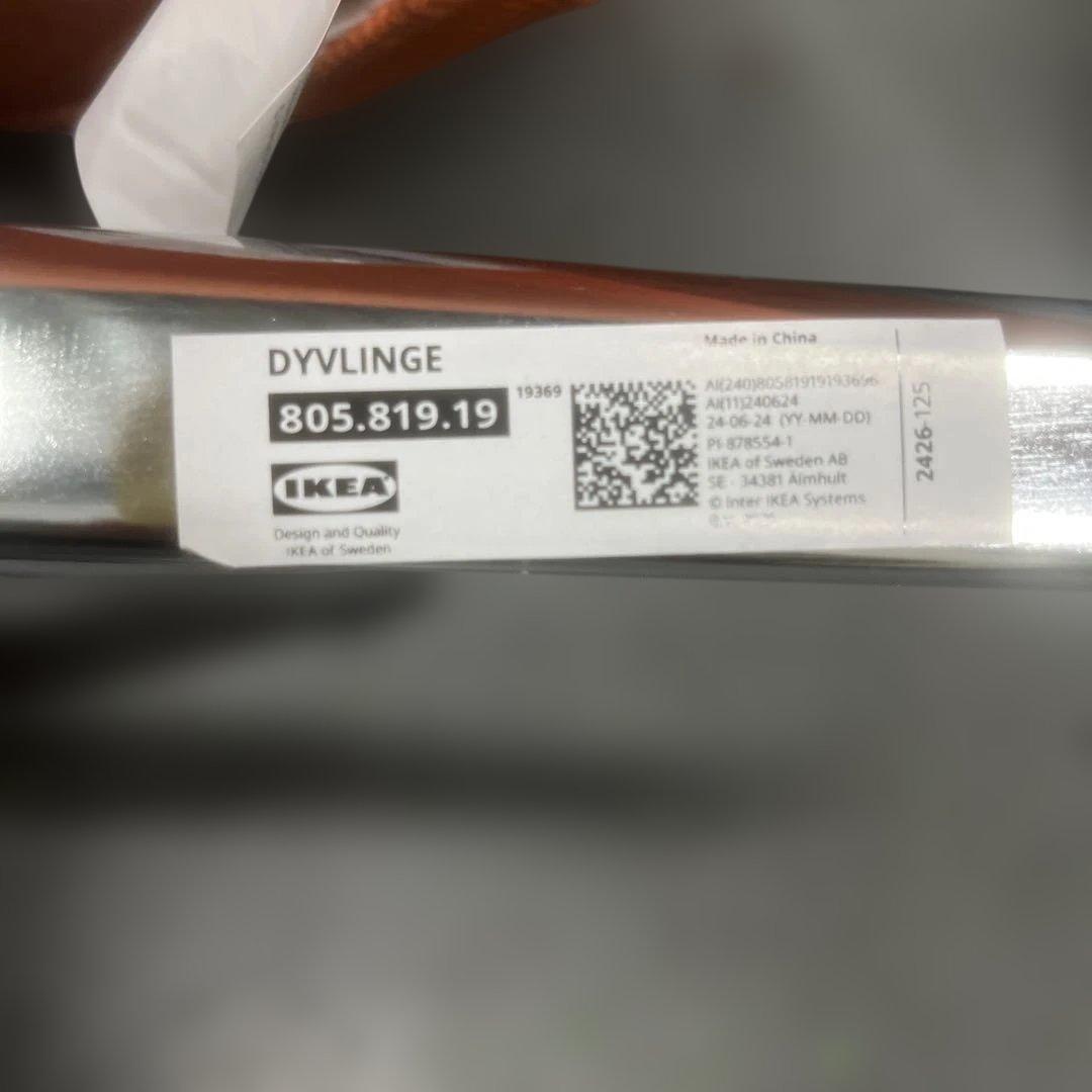 最終値下げ‼️IKEA オレンジ コーデュロイ 1人掛けソファ