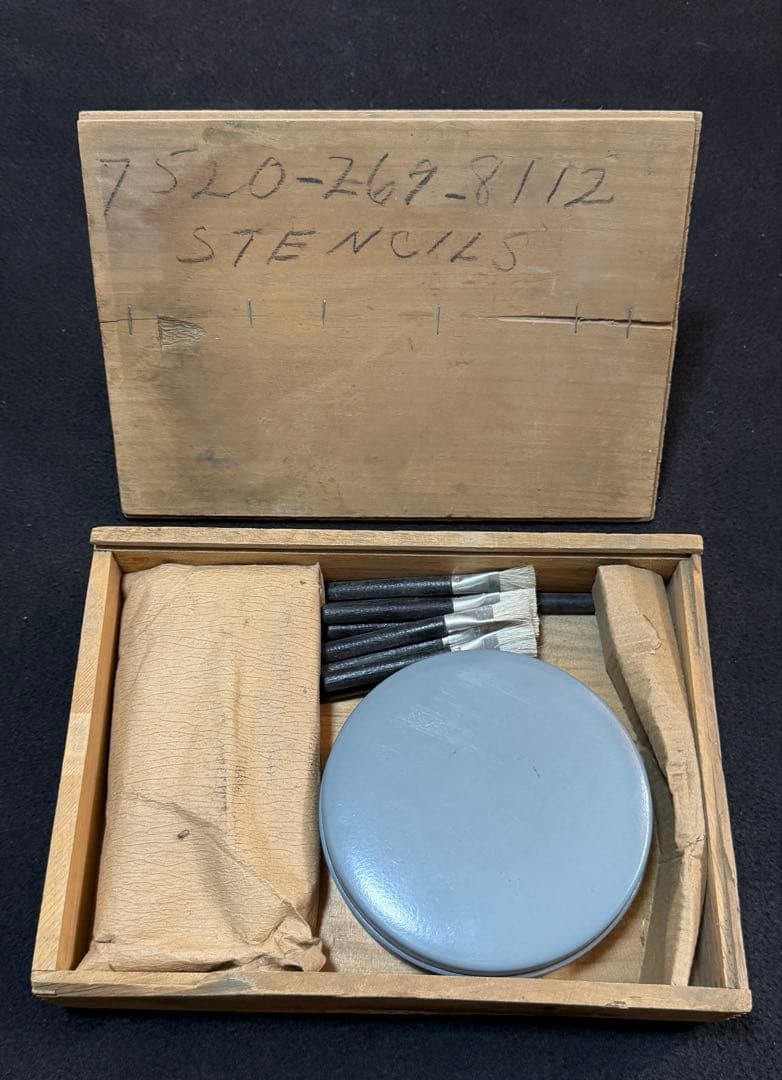米軍 実物 ステンシルセット 50’s