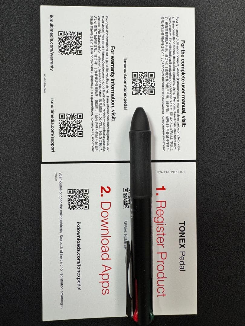 ギター TONEX pedal Amplitude IK multimedia