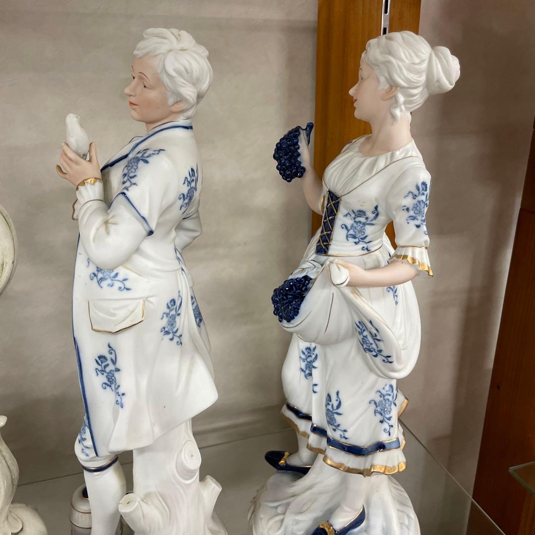 インテリア　陶製　人形　洋風