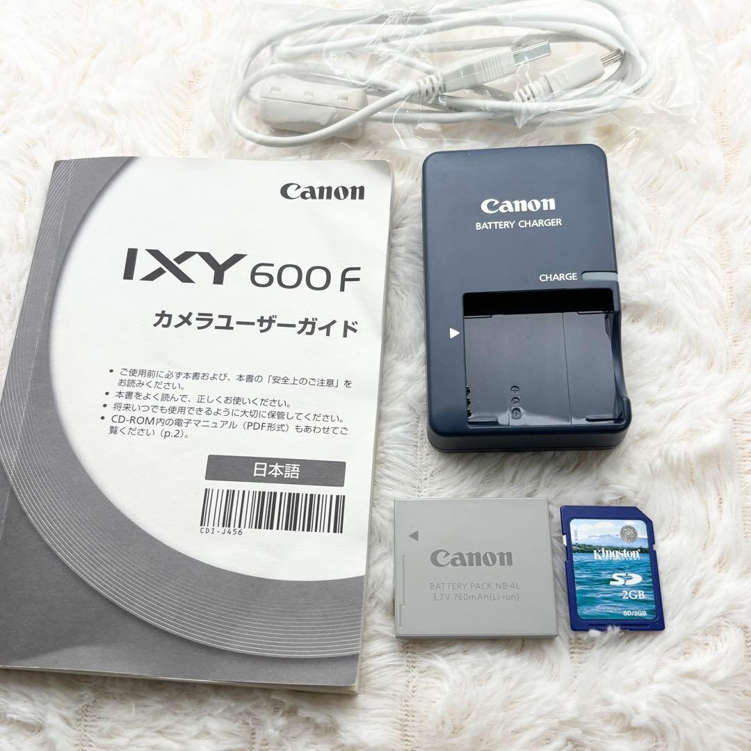 美品・動作良好✨ Canon IXY 600F パープル