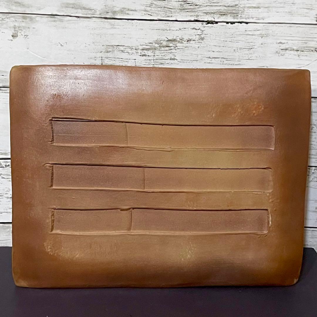 カニの陶板オブジェ